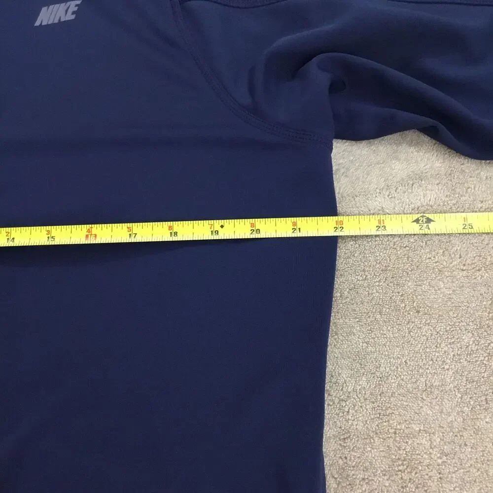 NIKE Navy Blue Full-Zip Training Track Jacket Sz L
